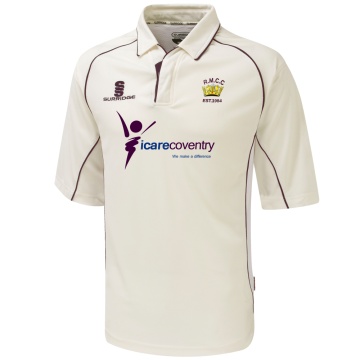 RM CC - Premier 3/4 Sleeve Maroon Trim Shirt