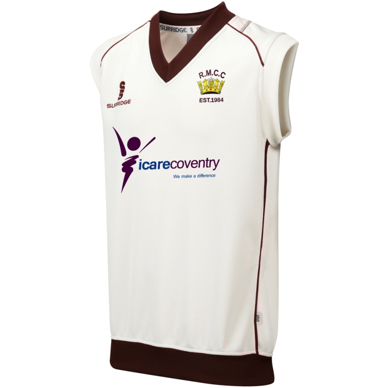 RM CC - Sleeveless Sweater Maroon Trim