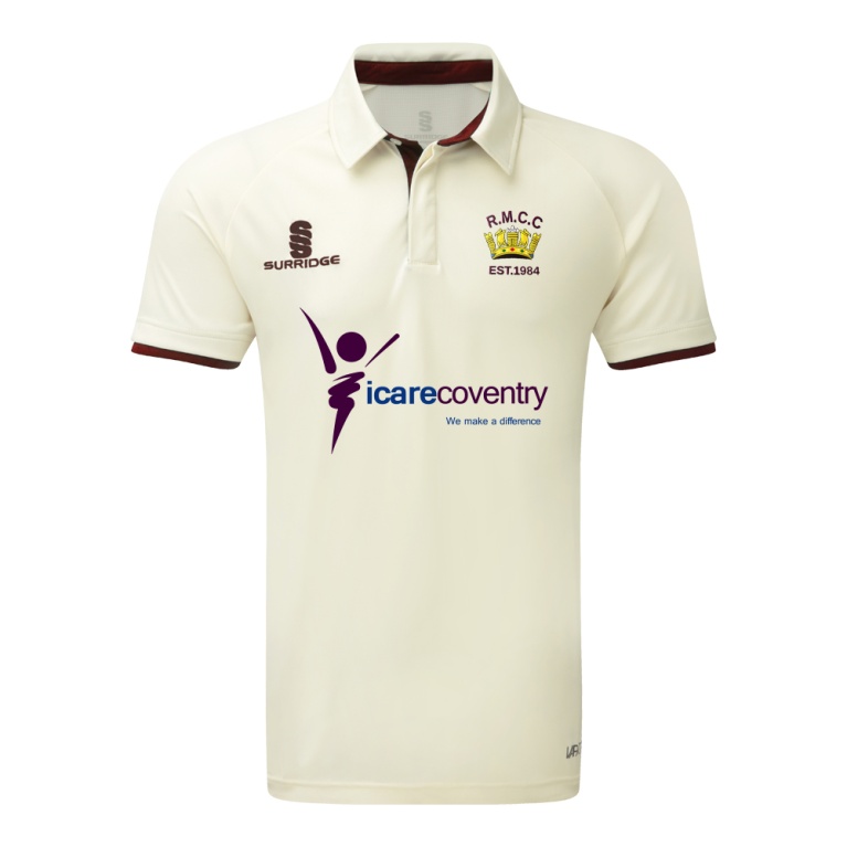 RM CC - Ergo Short Sleeve Maroon Trim Shirt